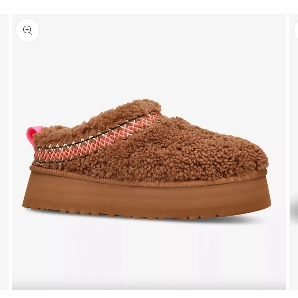 UGG Tazz Braid Platform In Hardwood Hot Pink - Picture 2 of 9